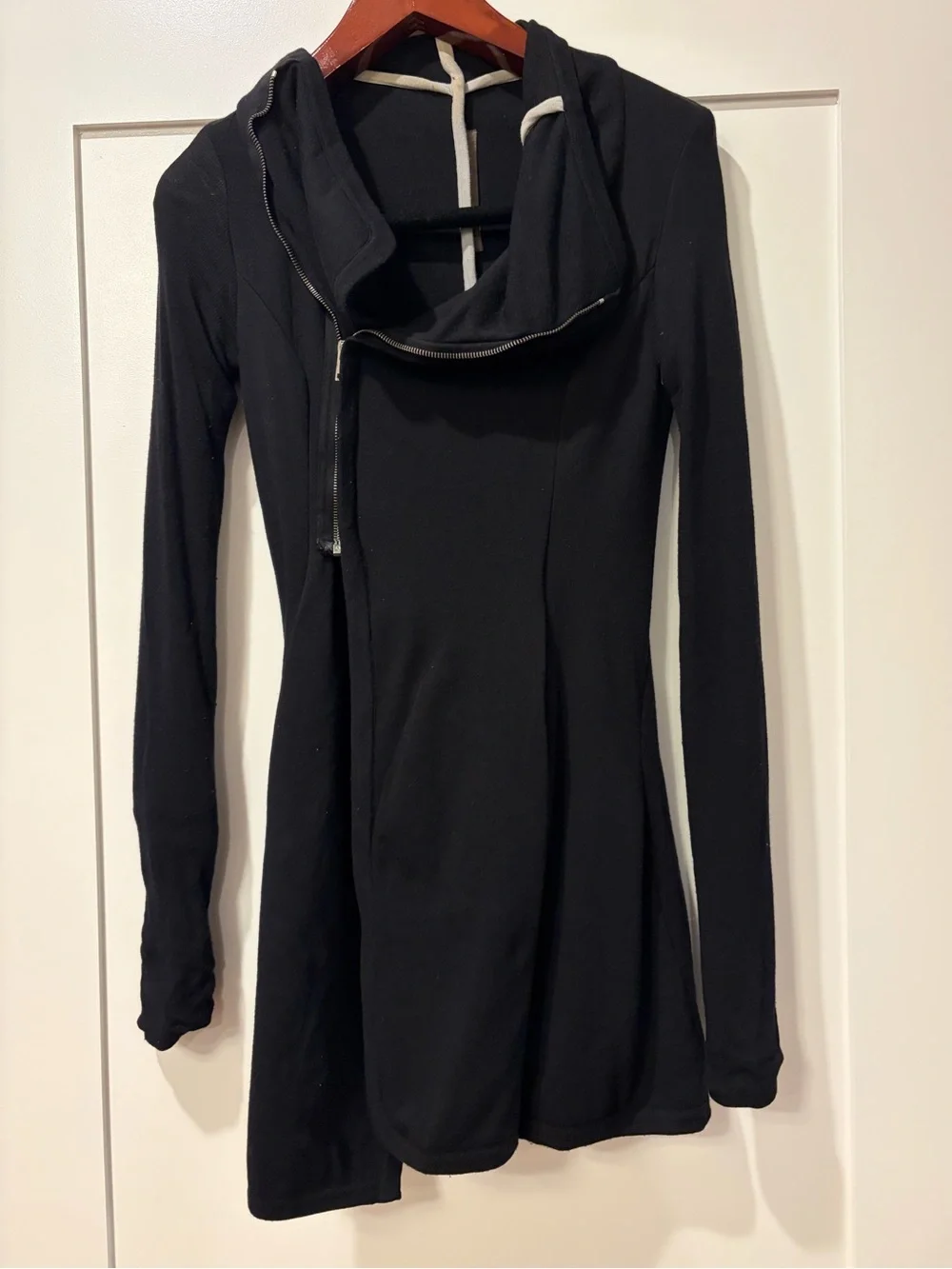 Rick Owens Black Long Jacket